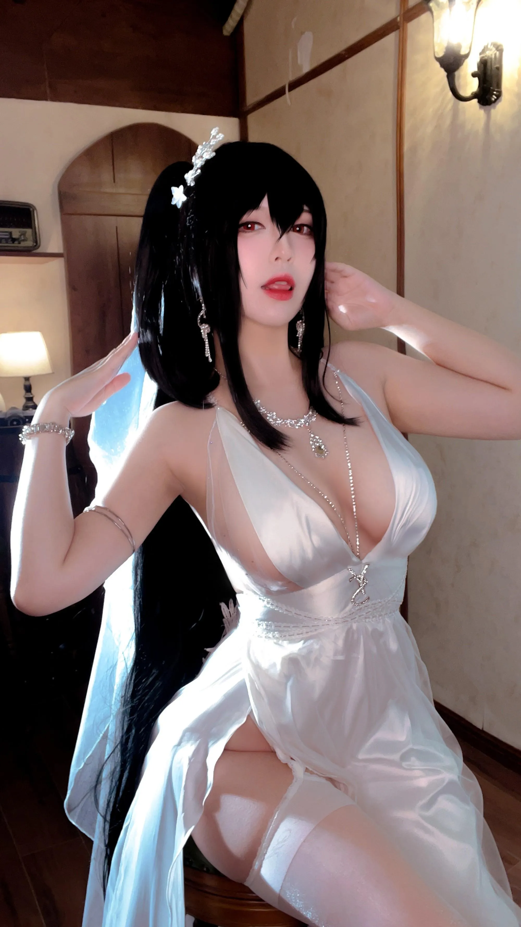 半半子 – NO.51 大凤花嫁 [60P]插图3